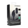 Remote Control Vibrating Liquid Silicone Anal Plug - Black